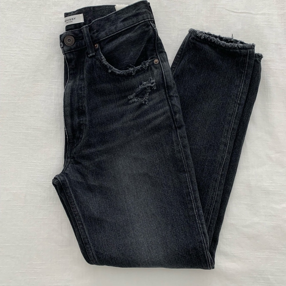 Moussy Vintage - High-Rise Black Jeans